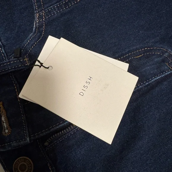 DISSH Lennon Indigo Maxi Skirt Slit in Middle💙 NWT - Picture 6 of 7